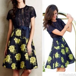 Byron Lars Beguile Sunrose Midi Dress Size 8